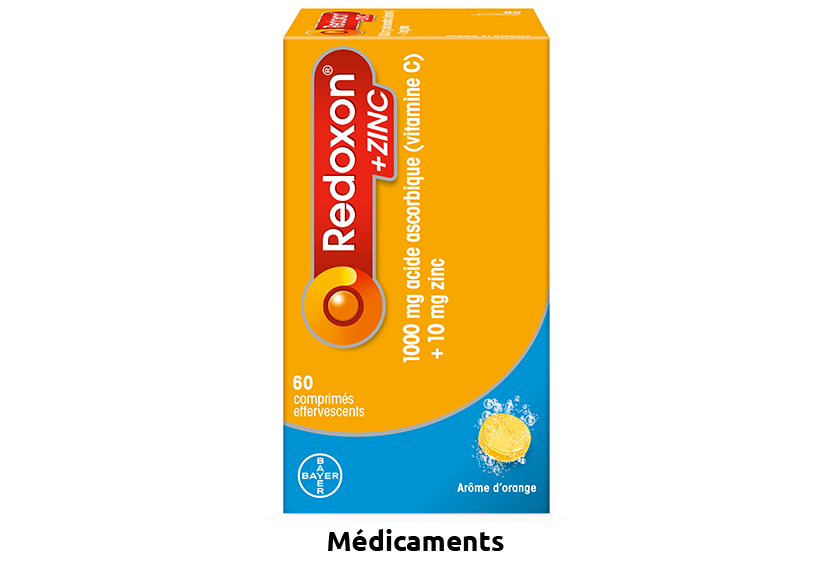 Packshot Redoxon® + Zinc comprimés effervescents 